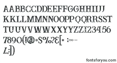 Buffaloinline2grunge font – various Fonts