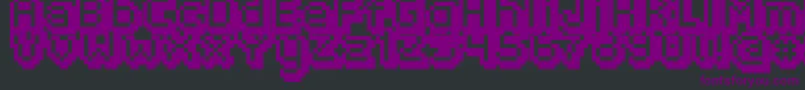 FippsRegular Font – Purple Fonts on Black Background