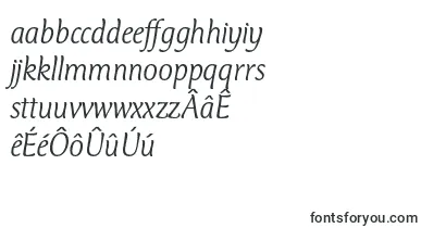CtmercuriusstdLightitalic font – frisian Fonts