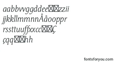 CtmercuriusstdLightitalic font – uzbek Fonts