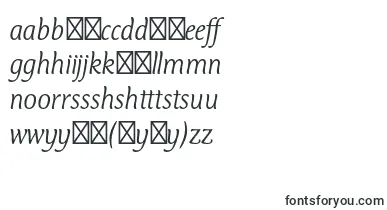 CtmercuriusstdLightitalic font – hausa Fonts