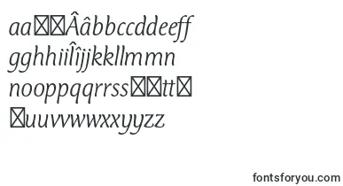 CtmercuriusstdLightitalic font – romanian Fonts