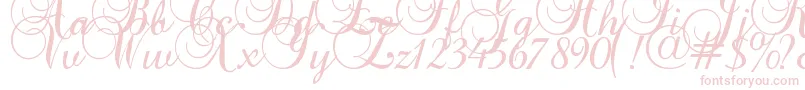 Baroque Script-Schriftart – Rosa Schriften