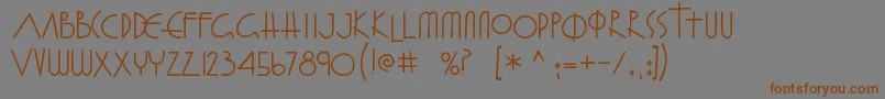 Lisätietoja FrayGabriel-fontista FrayGabriel-fontti – ruskeat fontit harmaalla taustalla