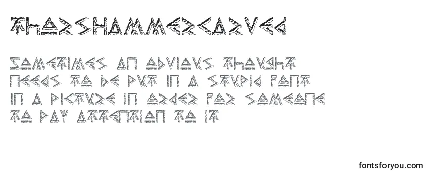 Review of the ThorsHammerCarved Font