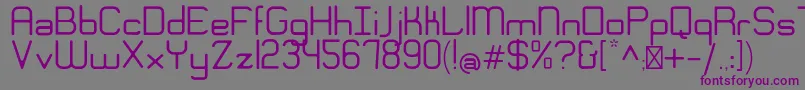 EngadiGentle Font – Purple Fonts on Gray Background