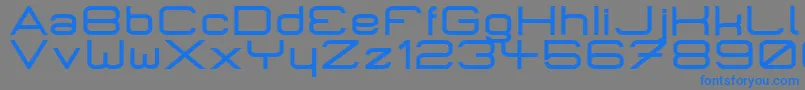 MicromiepsBold Font – Blue Fonts on Gray Background