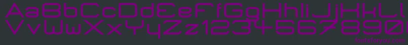 MicromiepsBold Font – Purple Fonts on Black Background