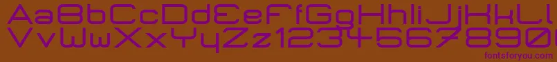 MicromiepsBold Font – Purple Fonts on Brown Background