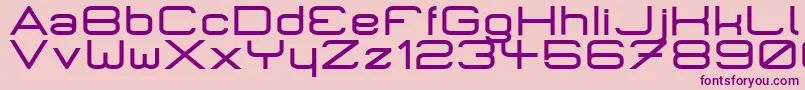MicromiepsBold Font – Purple Fonts on Pink Background