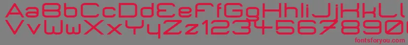 MicromiepsBold Font – Red Fonts on Gray Background