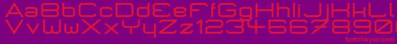 MicromiepsBold Font – Red Fonts on Purple Background