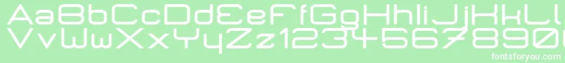 MicromiepsBold Font – White Fonts on Green Background