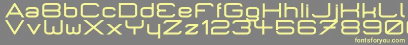 MicromiepsBold Font – Yellow Fonts on Gray Background