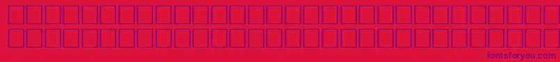Pikto3 Font – Purple Fonts on Red Background