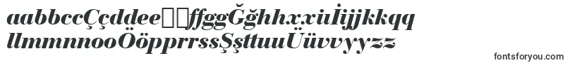 Fonte BauerBodoniBlackItalicBt – fontes azerbaijanas