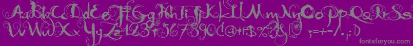 More about MoonlightShadow Font MoonlightShadow Font – Gray Fonts on Purple Background