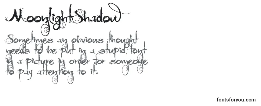 Review of the MoonlightShadow Font