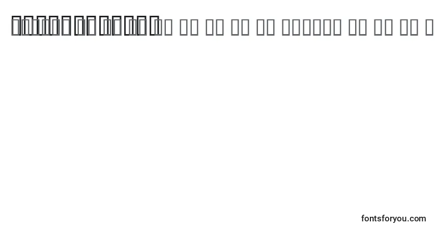 Schriftart FizzoRegular (34550) – Alphabet, Zahlen, spezielle Symbole