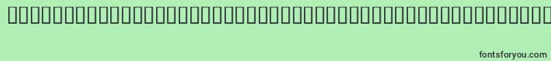 FizzoRegular Font – Black Fonts on Green Background