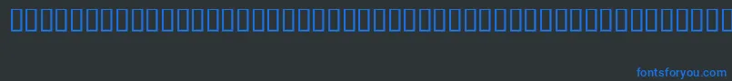 FizzoRegular Font – Blue Fonts on Black Background