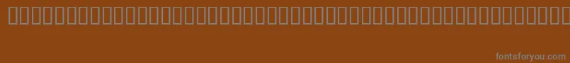 FizzoRegular Font – Gray Fonts on Brown Background