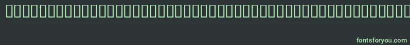FizzoRegular Font – Green Fonts on Black Background