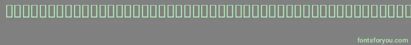 FizzoRegular Font – Green Fonts on Gray Background