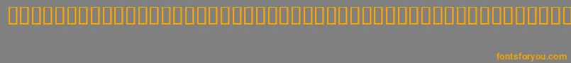 FizzoRegular Font – Orange Fonts on Gray Background