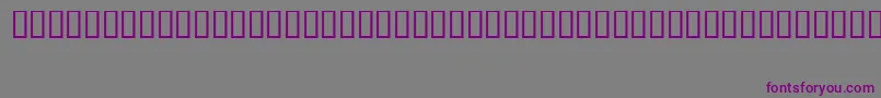 Шрифт FizzoRegular – фиолетовые шрифты на сером фоне