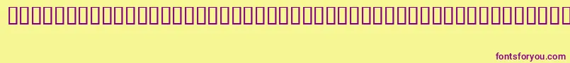 FizzoRegular Font – Purple Fonts on Yellow Background