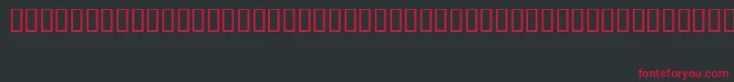 Шрифт FizzoRegular – красные шрифты на чёрном фоне