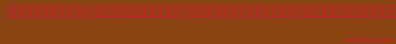 FizzoRegular Font – Red Fonts on Brown Background