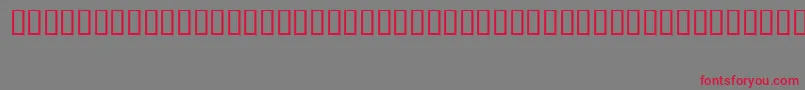 FizzoRegular Font – Red Fonts on Gray Background