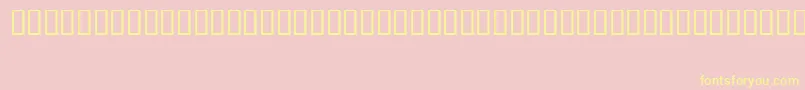 FizzoRegular Font – Yellow Fonts on Pink Background