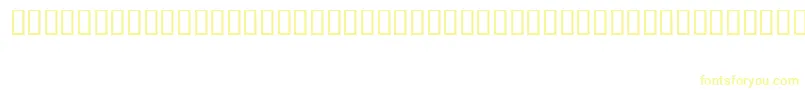 FizzoRegular Font – Yellow Fonts on White Background