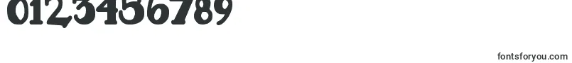 DjbTootsieWootsieBold-Schriftart – Schriften für Zahlen und Nummern