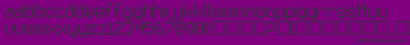 Fruitsalad Font – Black Fonts on Purple Background