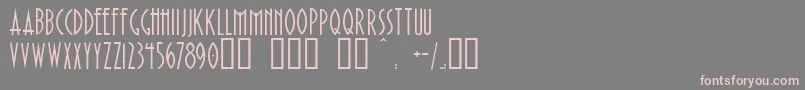 More about PaulistanaDeco Font PaulistanaDeco Font – Pink Fonts on Gray Background