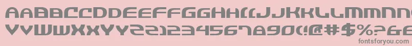 fuente Jannv2e – Fuentes Grises Sobre Fondo Rosa