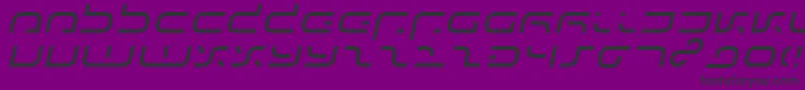 Ij199012 Font – Black Fonts on Purple Background