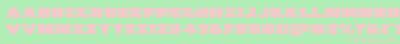 Jedisfexpand Font – Pink Fonts on Green Background