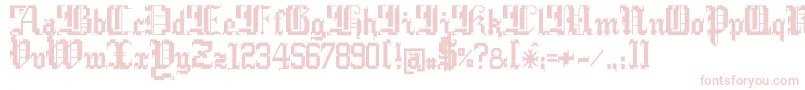 Argcwars Font – Pink Fonts on White Background