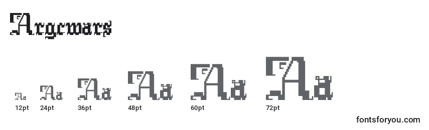 Argcwars Font Sizes