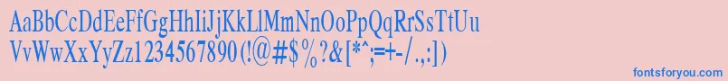 RespectPlain.001.00160n Font – Blue Fonts on Pink Background