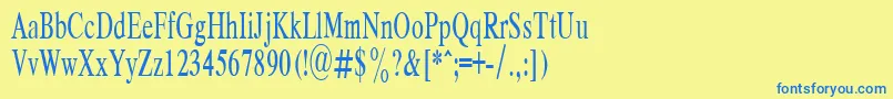 RespectPlain.001.00160n-Schriftart – Blaue Schriften auf gelbem Hintergrund