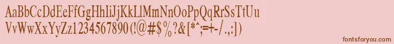 RespectPlain.001.00160n Font – Brown Fonts on Pink Background