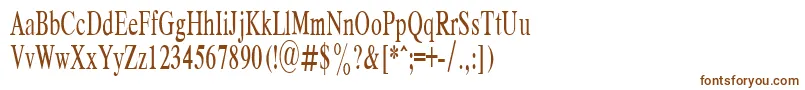 RespectPlain.001.00160n Font – Brown Fonts on White Background