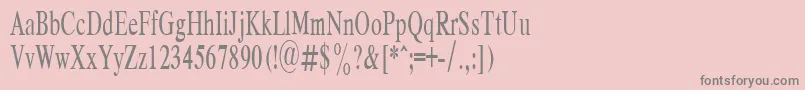 RespectPlain.001.00160n Font – Gray Fonts on Pink Background
