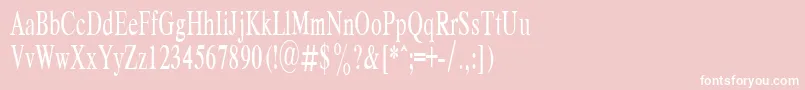 RespectPlain.001.00160n Font – White Fonts on Pink Background